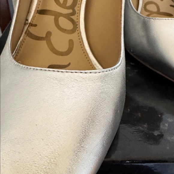 Sam Edelman Metallic Silver Heels - Picture 4 of 7